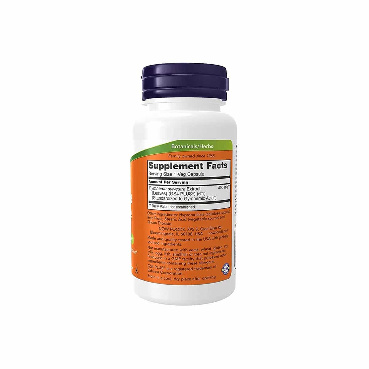 NOW Foods Gymnema Sylvestre 400mg (90 capsules)