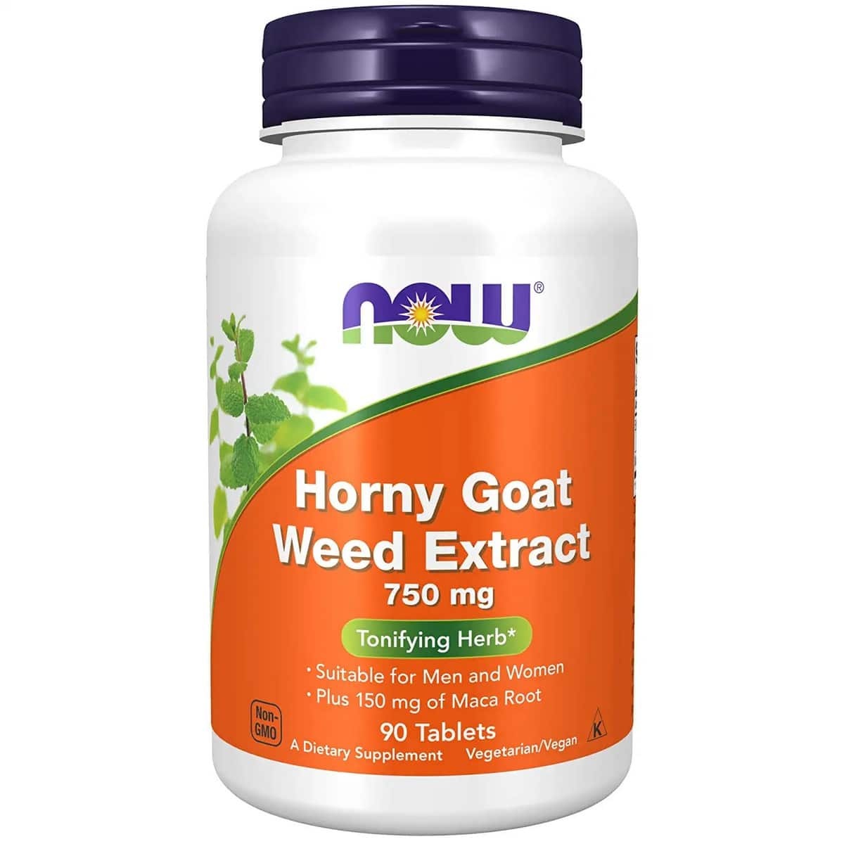 NOW Foods Horny Goat Weed Extract 750mg (90 tablets)