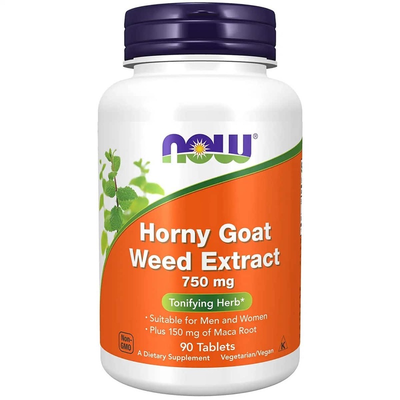NOW Foods Horny Goat Weed Extract 750mg (90 tablets)