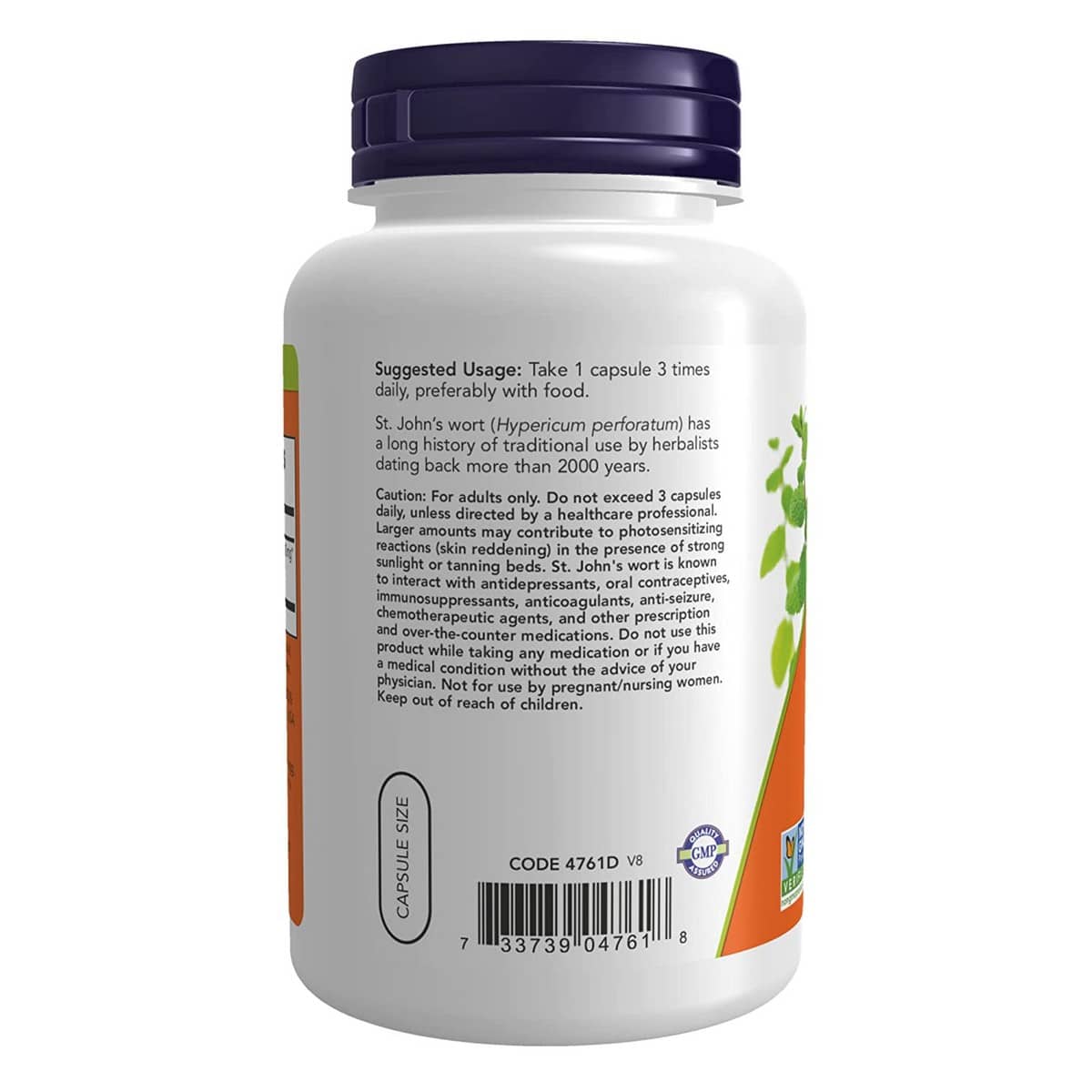 NOW Foods St. John'S Wort 300Mg (250 capsules)