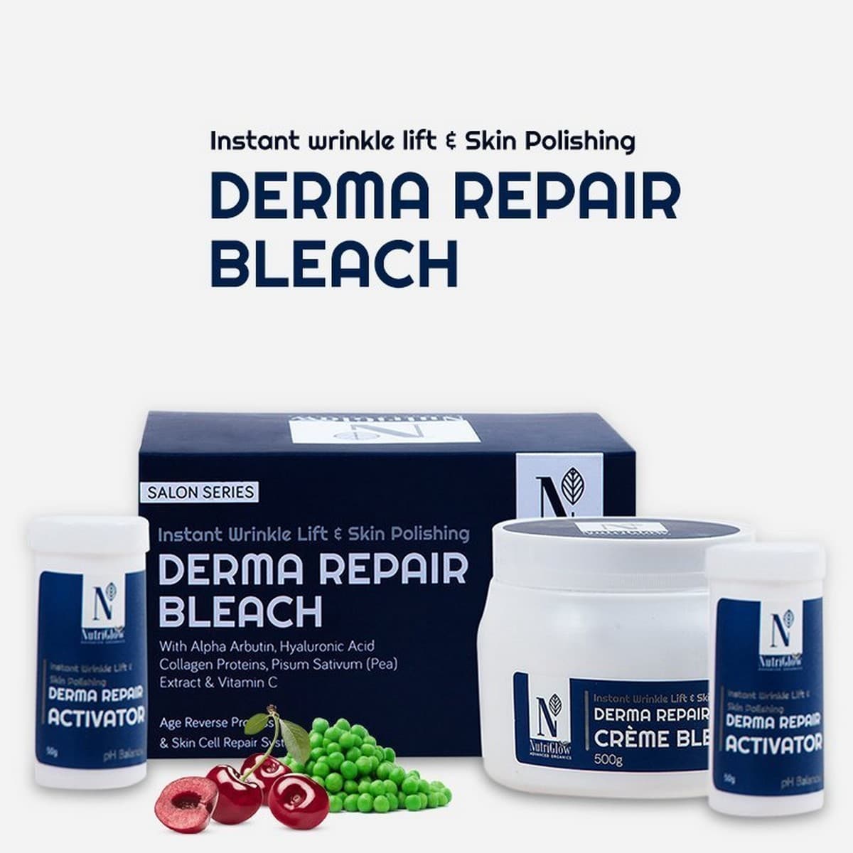 Nutriglow Advanced Organic Derma Repair Bleach (700 gm)