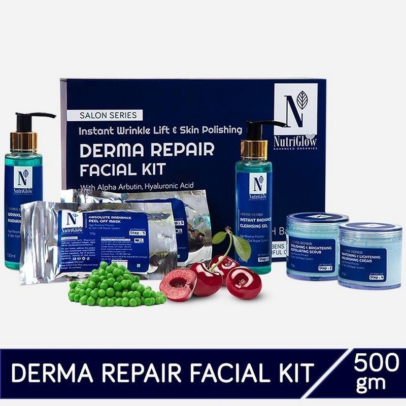 Nutriglow Advanced Organics Derma Repair Facial Kit (500 gm)