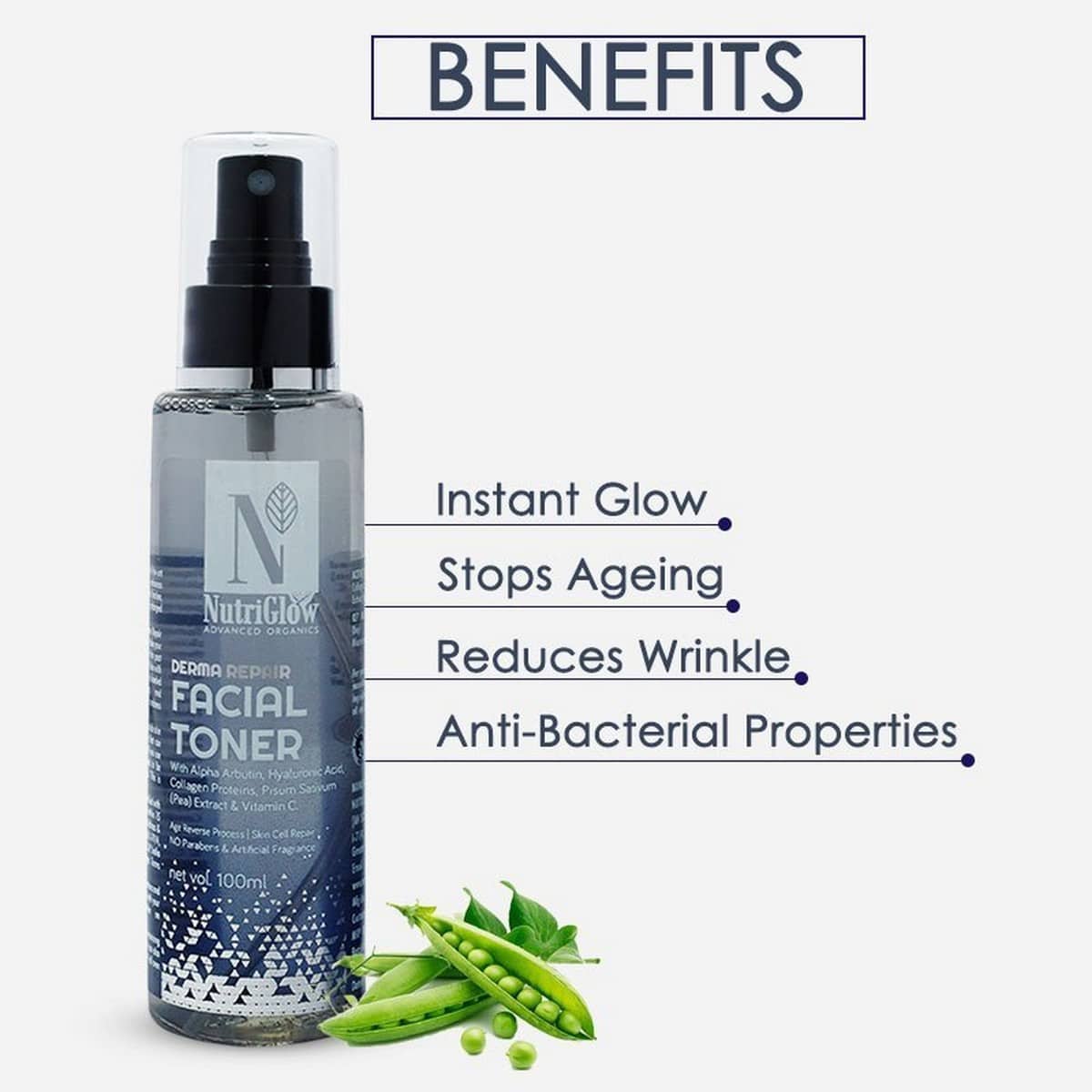 Nutriglow Advanced Organics Derma Repair Toner (100 ml)