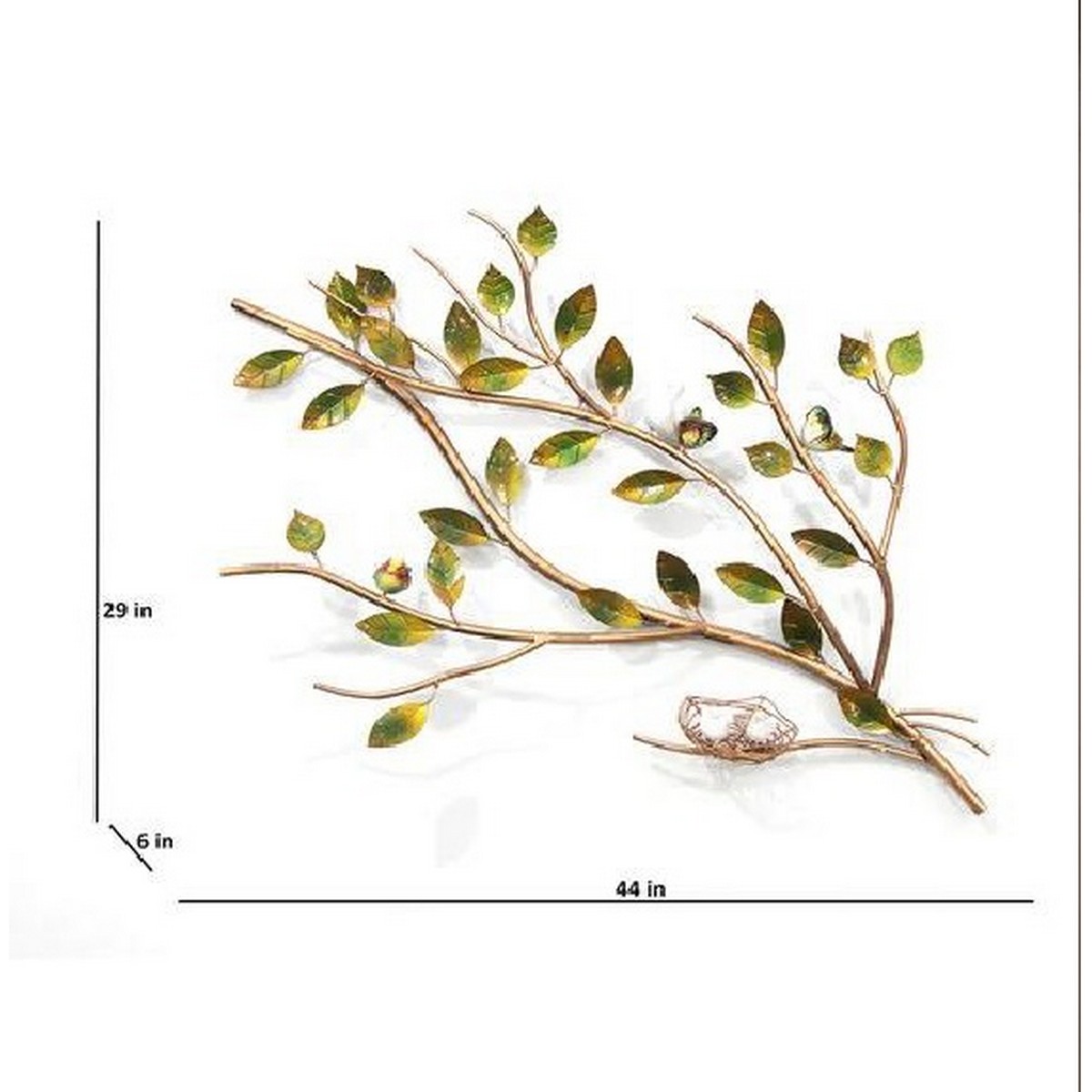 Birds with Nest & Stem Decorative for Wall
