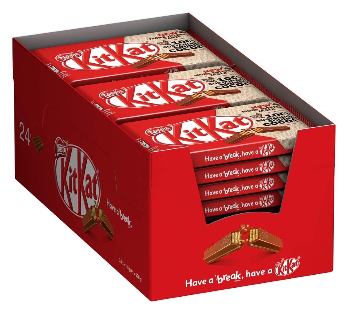 Nestle KitKat Chocolate Pack Of 24 (41 grams)