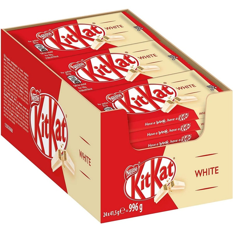 Nestle KitKat White Bars Box (996 grams)