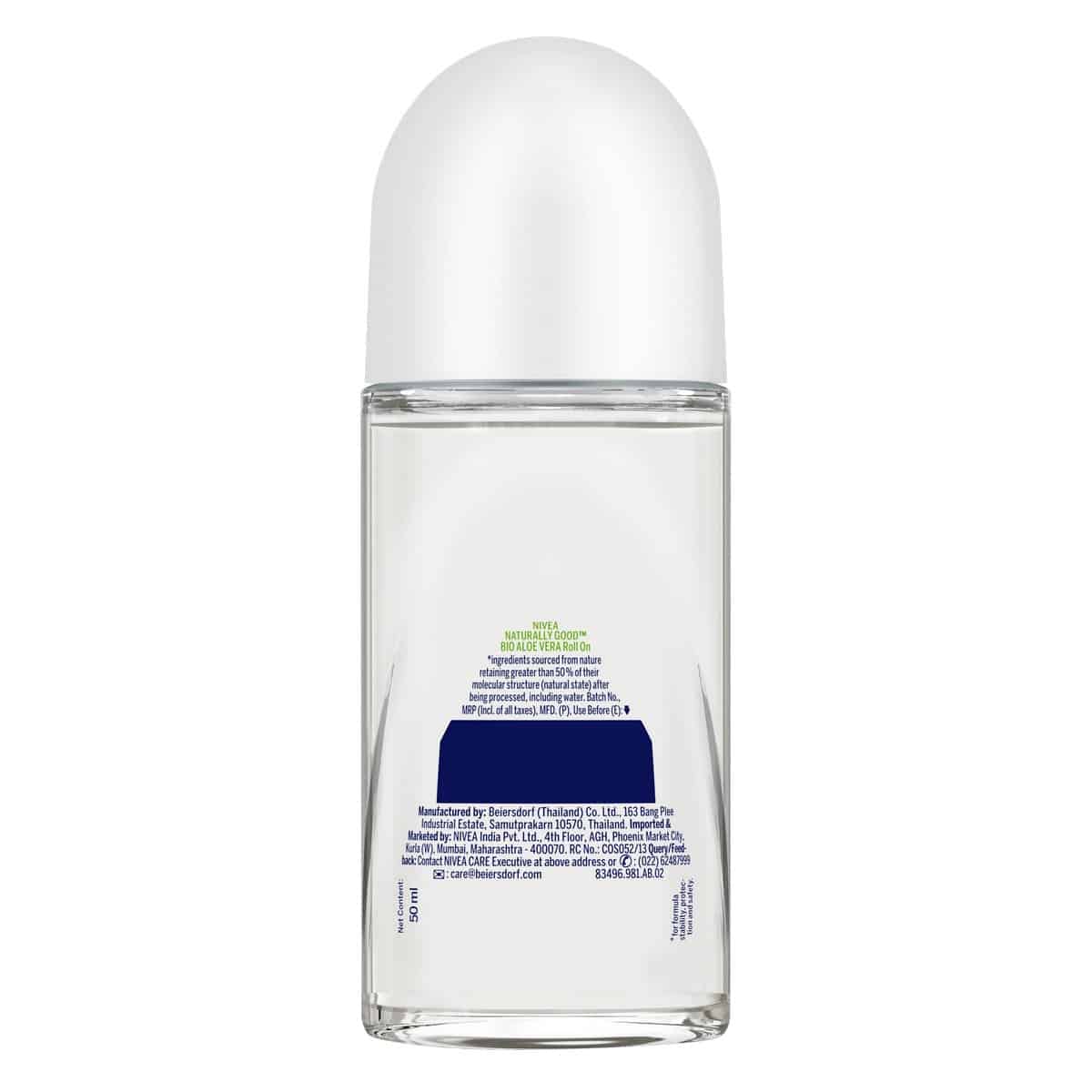Nivea Deodorant Roll On Bio Aloe Vera (50 ml)