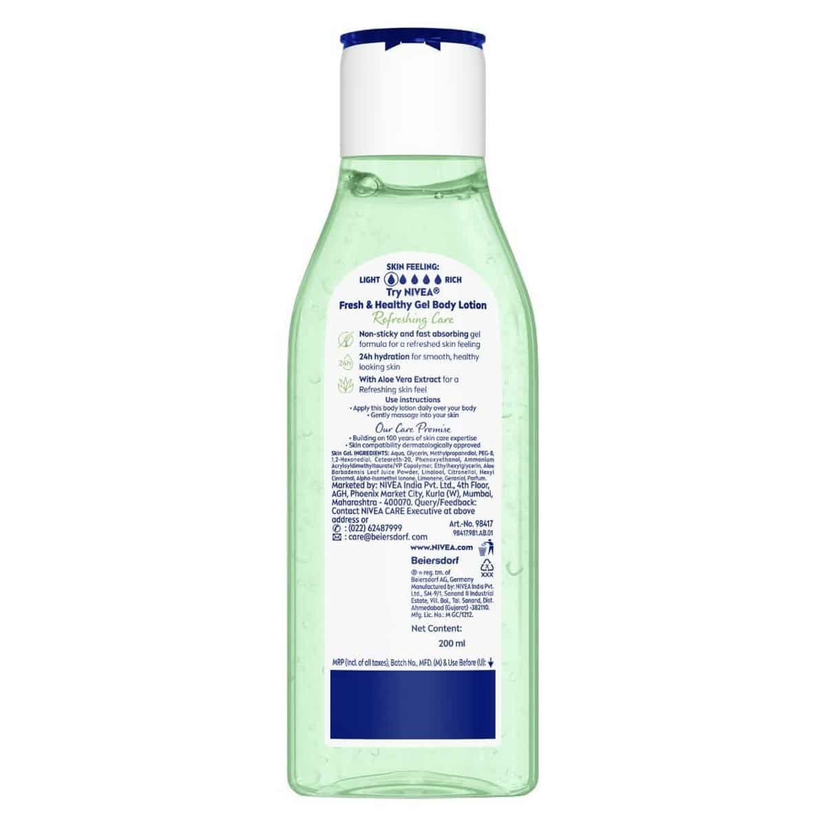 Nivea Gel Body Lotion Aloe Vera (200 ml)