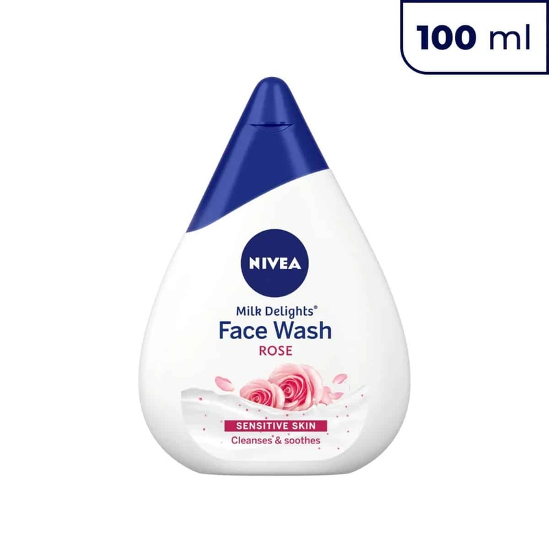 Nivea Milk Delights Face Wash Rose (100 ml)
