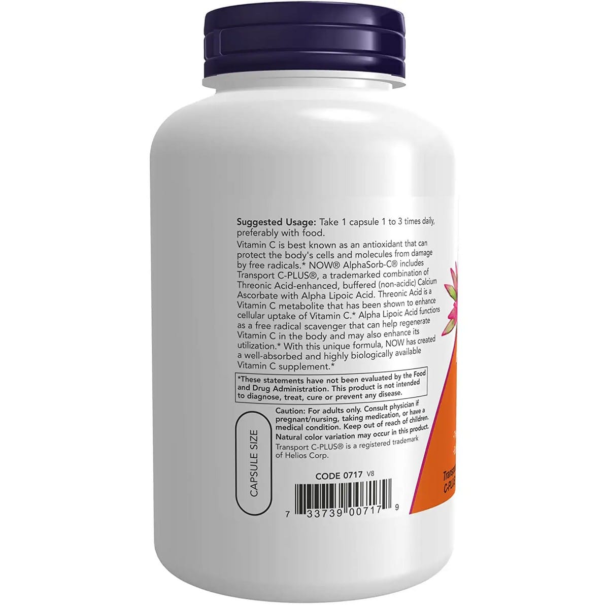 Now Foods Alpha-sorb-c 500mg (180 capsules)