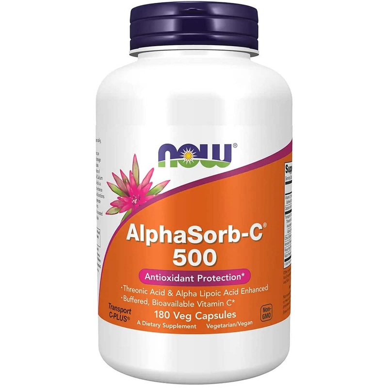 Now Foods Alpha-sorb-c 500mg (180 capsules)
