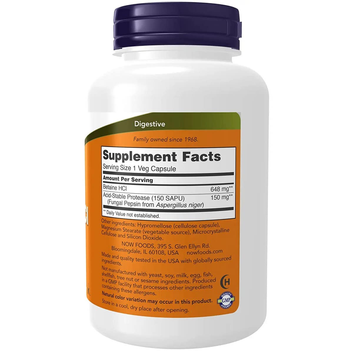 Now Foods Betaine HCL 648 mg 120 (capsules)