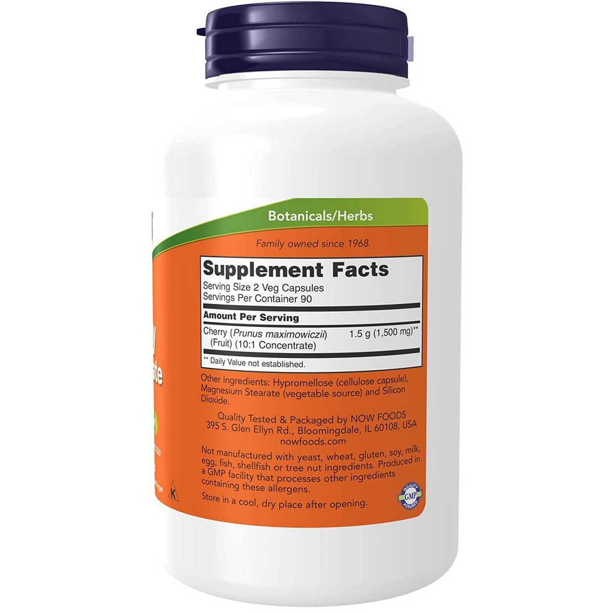 Now Foods Black Cherry Fruit Extract (180 capsules)