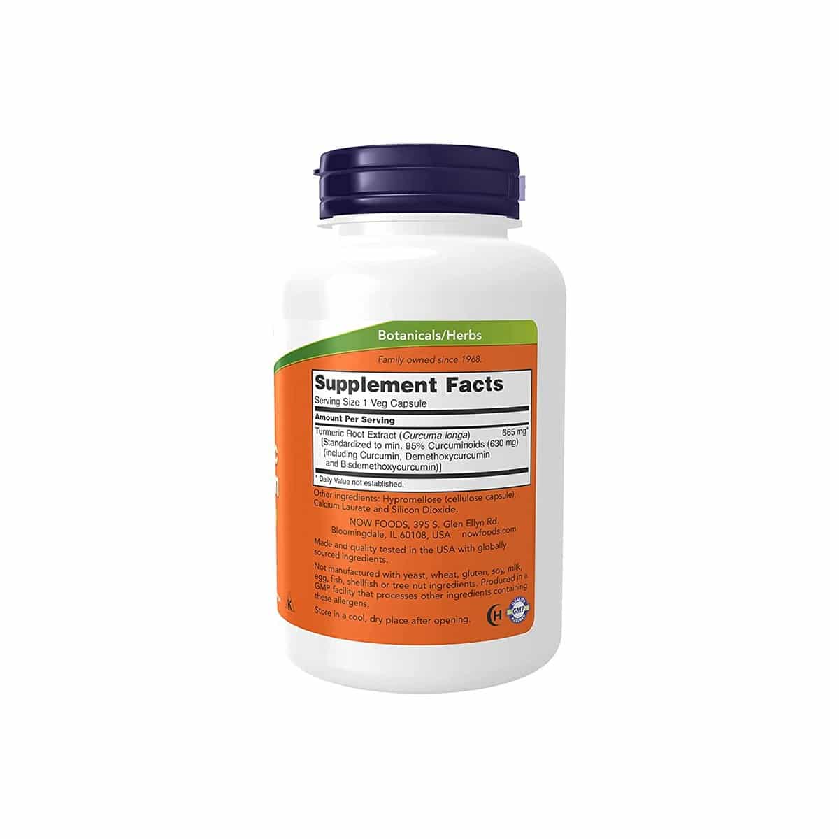 Now Foods Curcumin Turmeric Root Extract (120 capsules)
