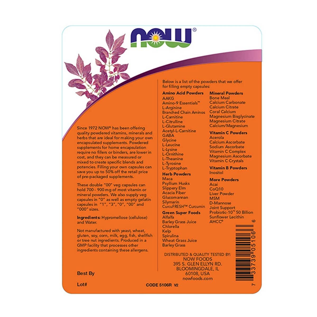 Now Foods Double '00' (250 Capsules)
