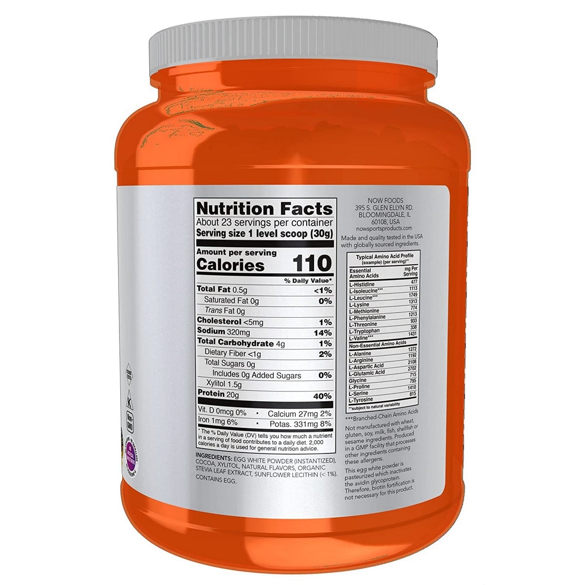 Now Foods Egg White Protein Powder (680 grams)