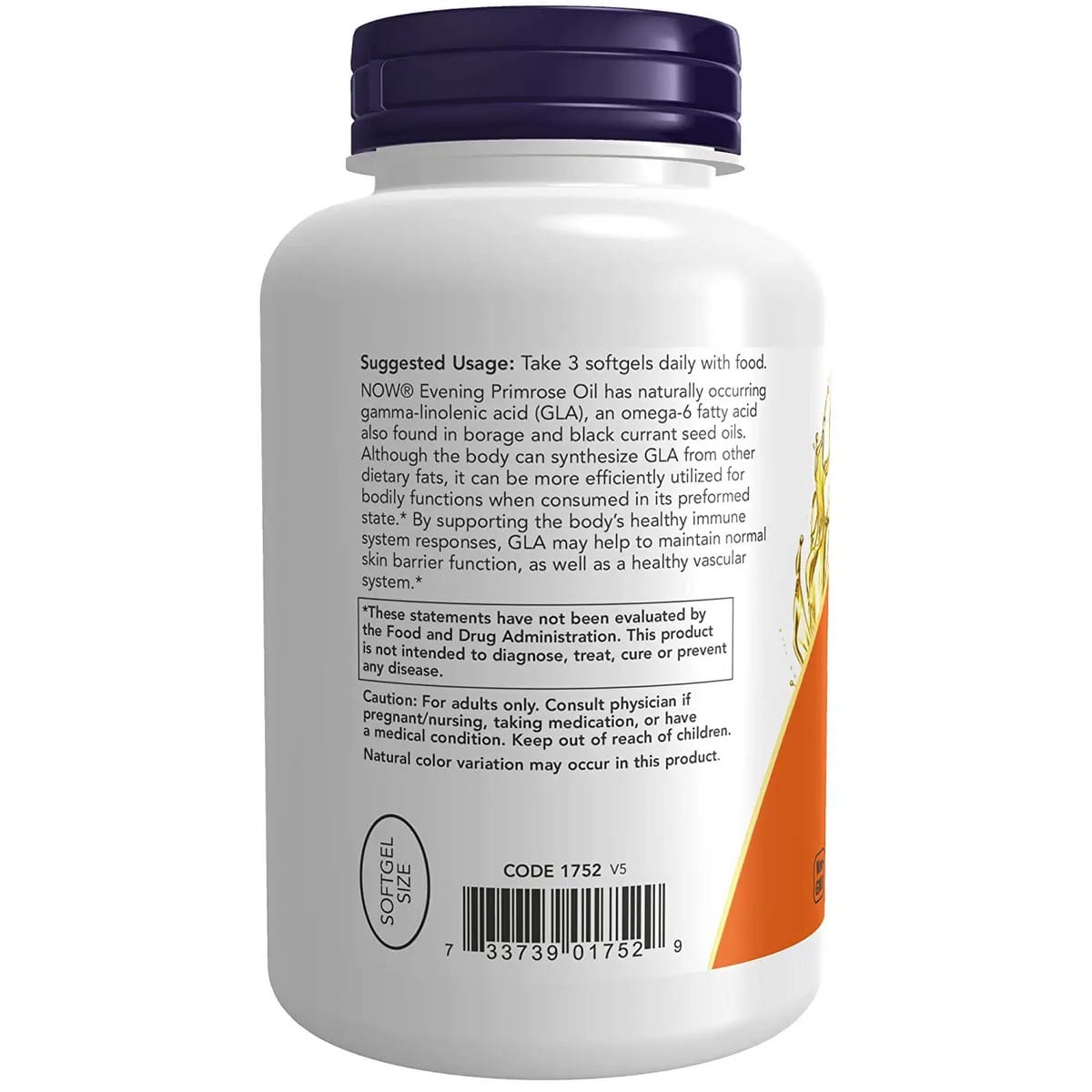 Now Foods Evening Primrose Oil 500 mg (250 capsules)