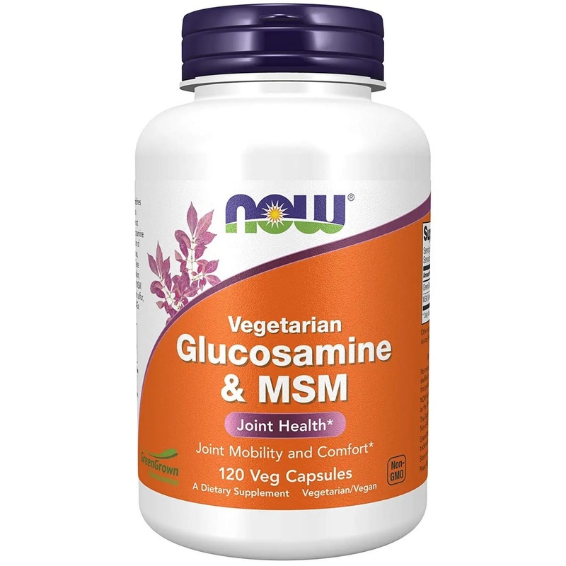 Now Foods Glucosamine And MSM (120 capsules)