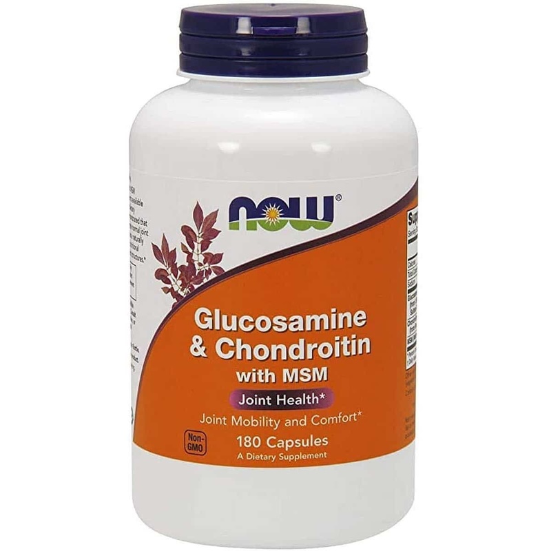 Now Foods Glucosamine & Chondroitin with MSM (180 capsules)
