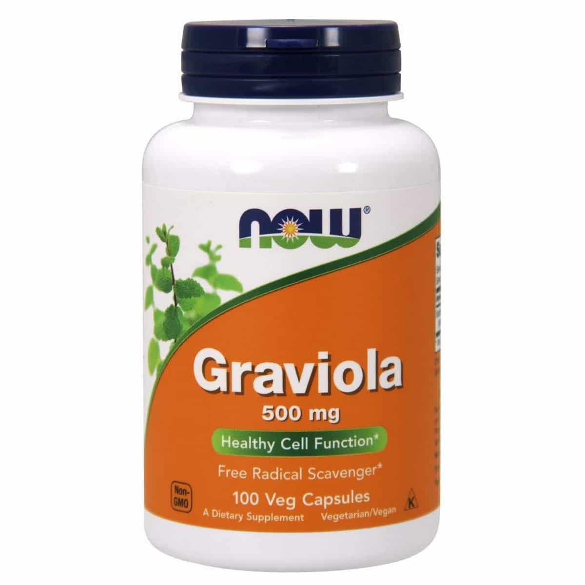 Now Foods Graviola 500 mg Pack of 2 (100 capsules)
