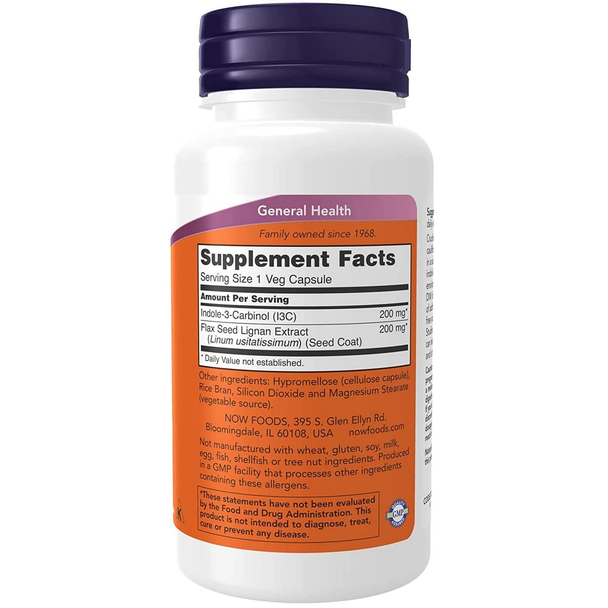 Now Foods Indole-3-Carbinol (60 capsules)
