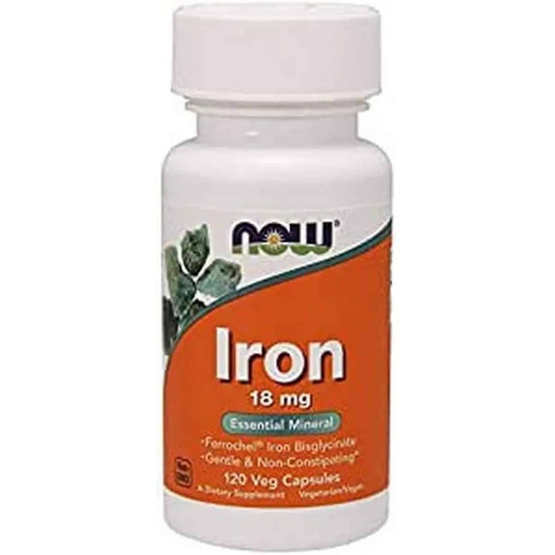 Now Foods Iron 18 mg (120 capsules)
