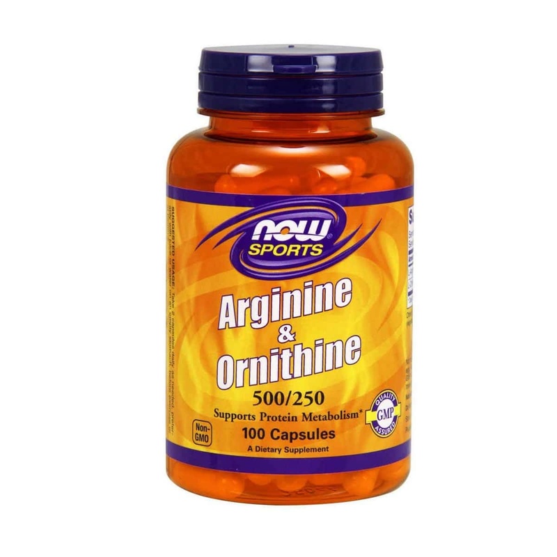 Now Foods L-Arginine and Ornithine (100 capsules)