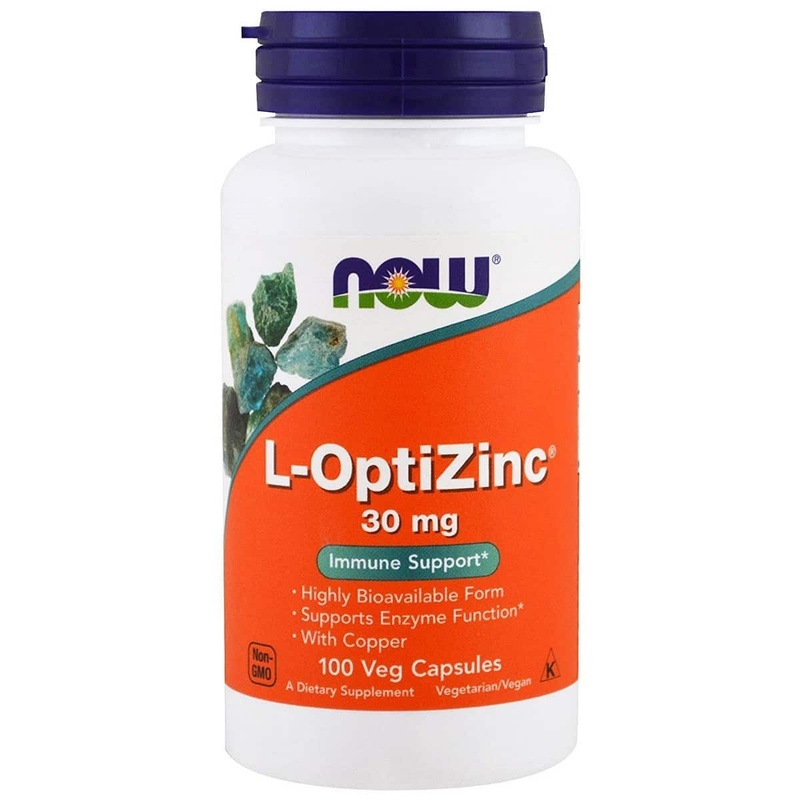 Now Foods L-Optizinc 30 mg Pack Of 2 (100 capsules)