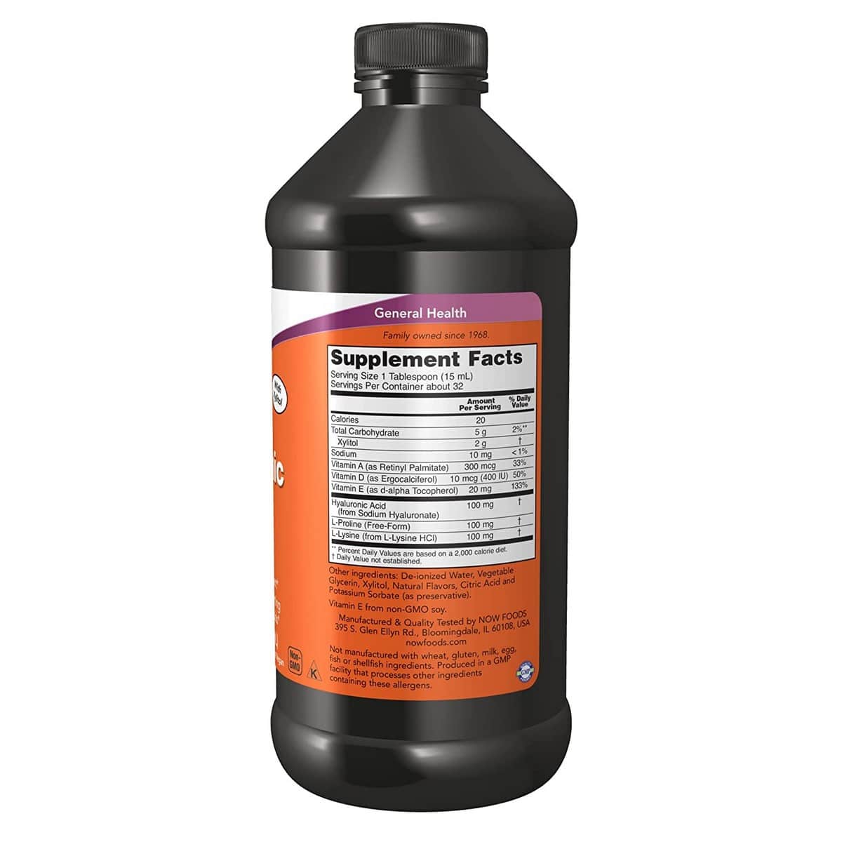 Now Foods Liquid Hyaluronic Acid Plus (473 ml)
