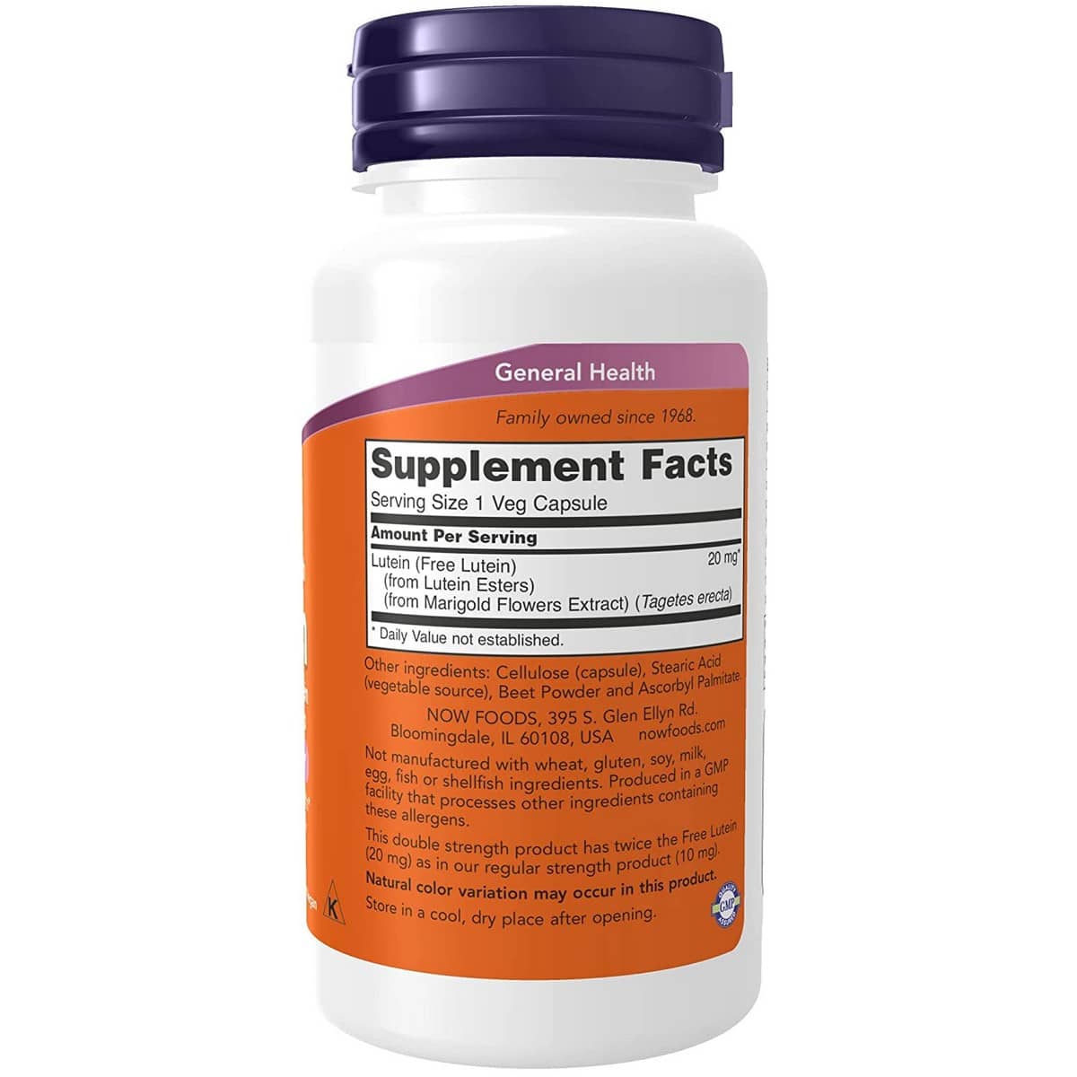 Now Foods Lutein Double Strength (90 capsules)
