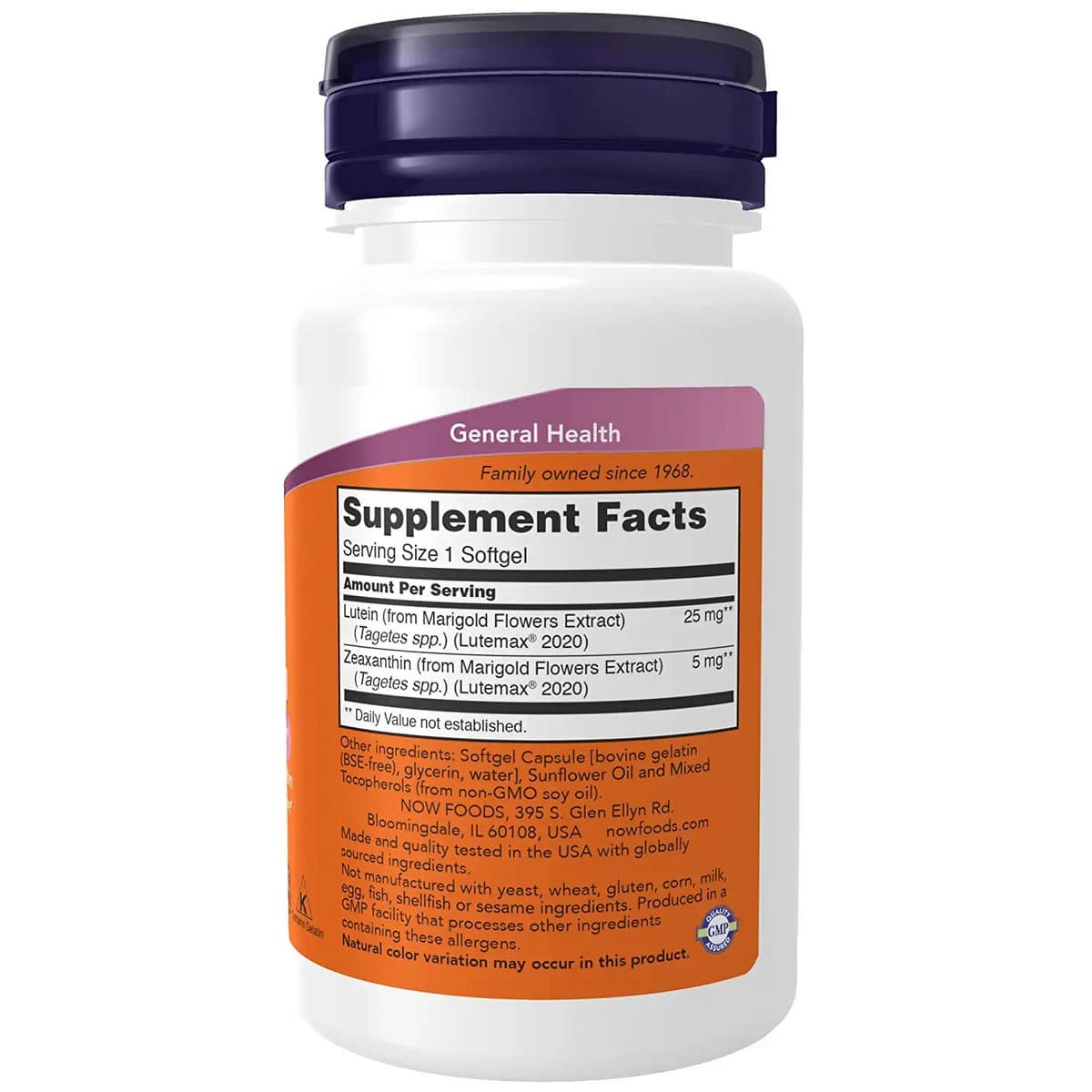 Now Foods Lutein & Zeaxanthin (60 capsules)