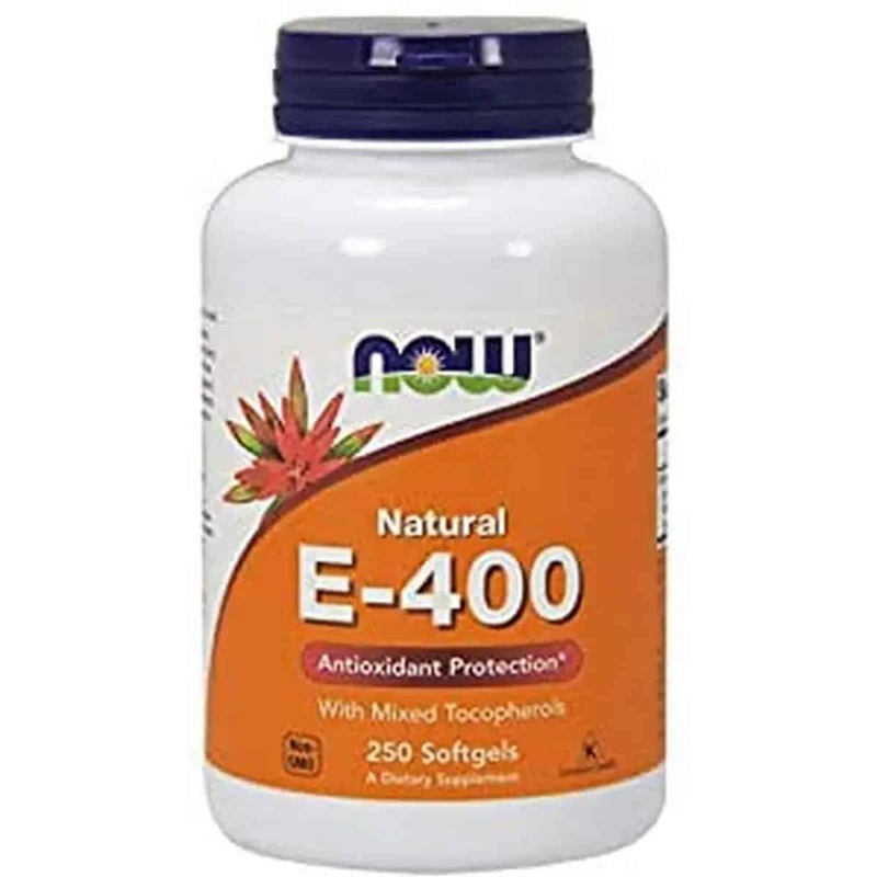 Now Foods Natural E-400 With Mixed Tocopherols (250 capsules)