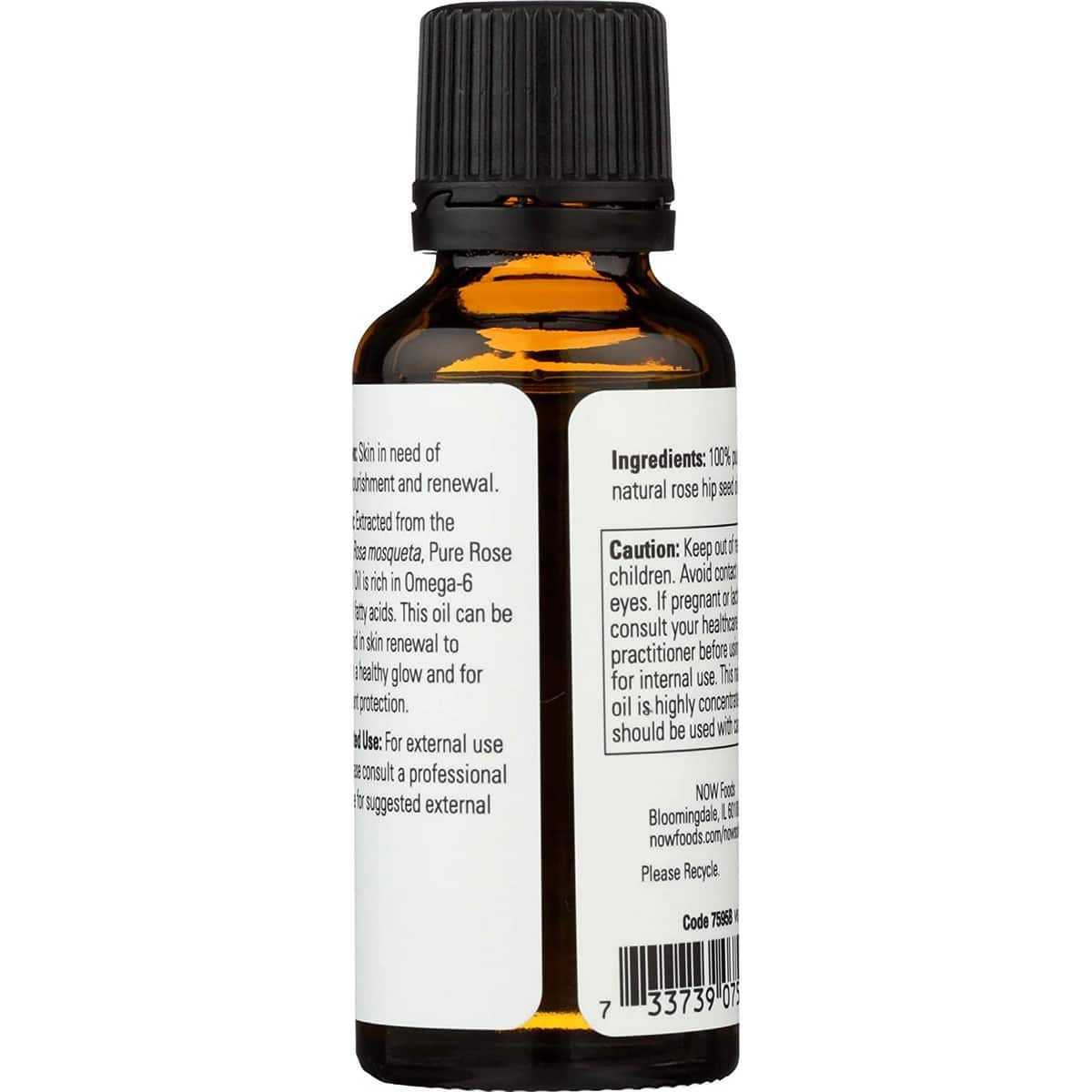 Now Foods Natural Rose Hip Seed Oil (30 ml)