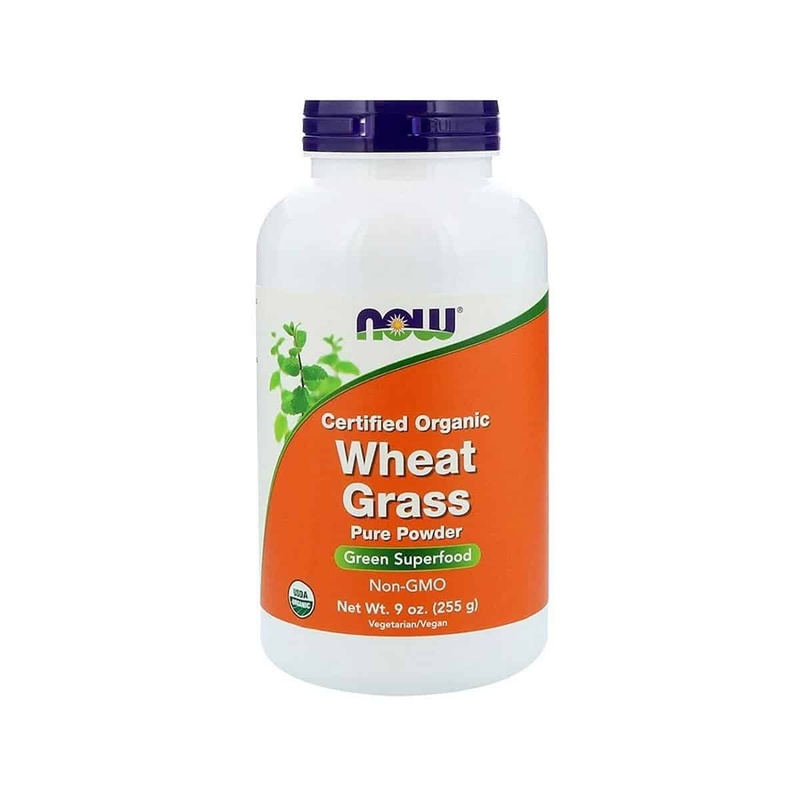 Now Foods Organic Wheat Grass Powder (255 grams)
