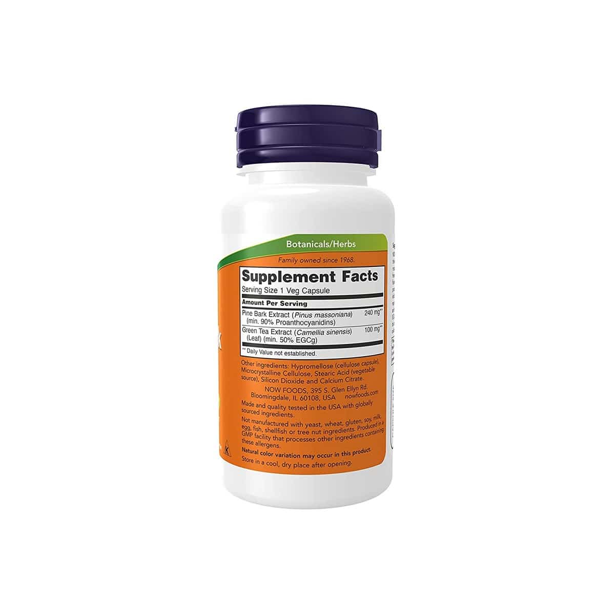 Now Foods Pine Bark Extract (90 capsules)