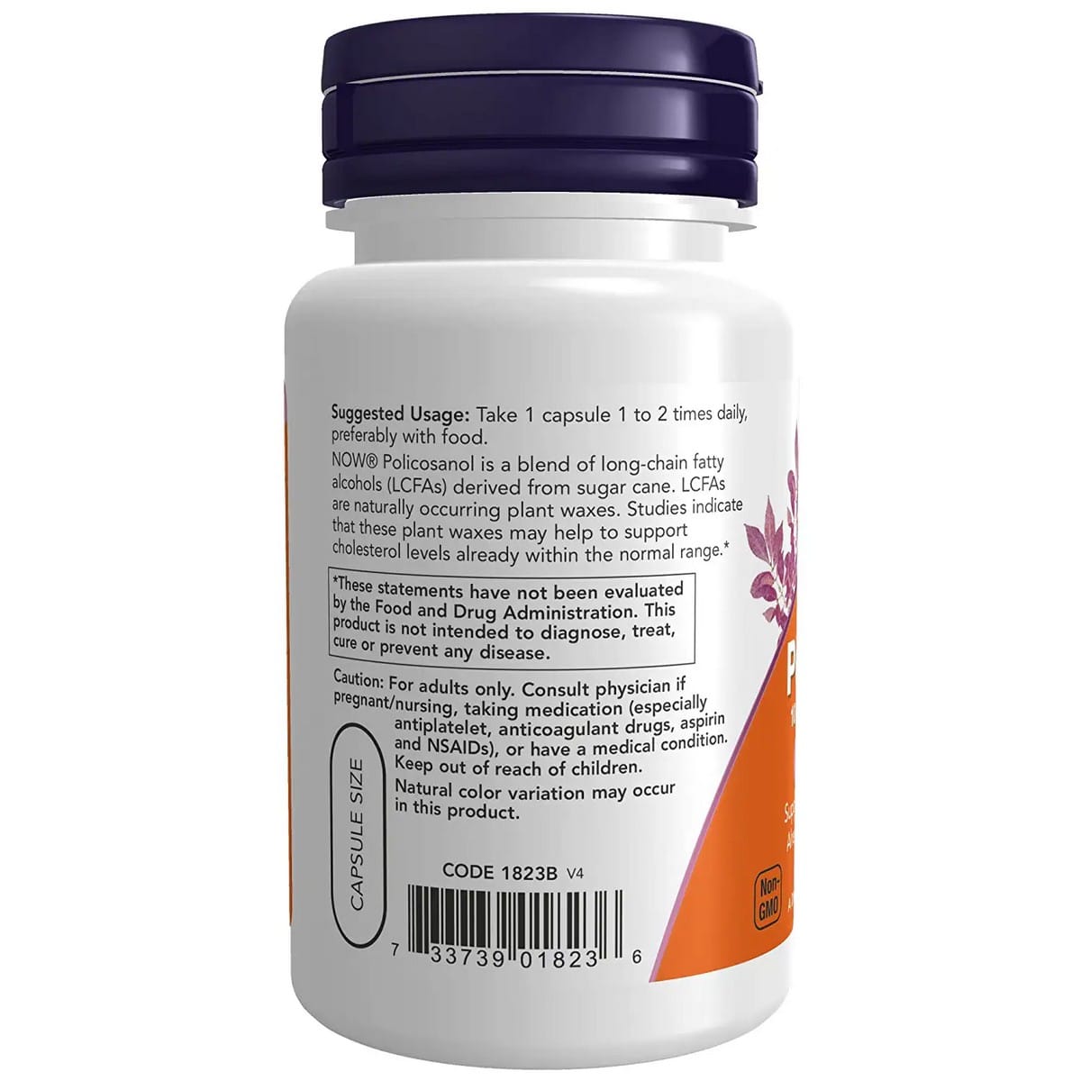 Now Foods Policosanol 10 mg (90 capsules)