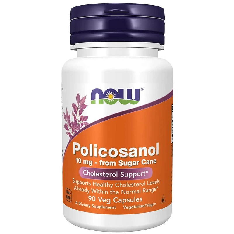 Now Foods Policosanol 10 mg (90 capsules)