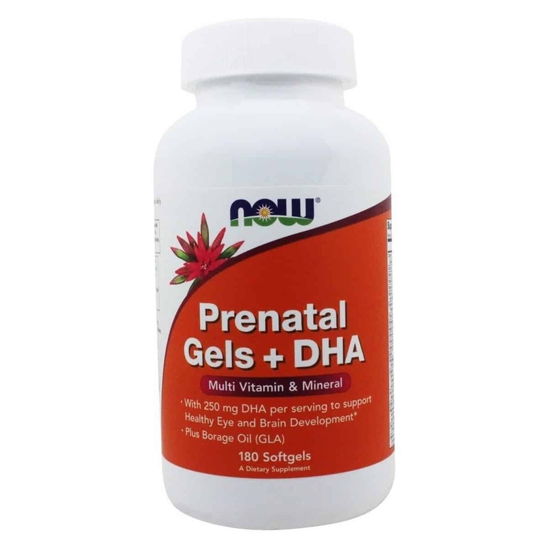 Now Foods Prenatal Gels + DHA 180 (softgels)
