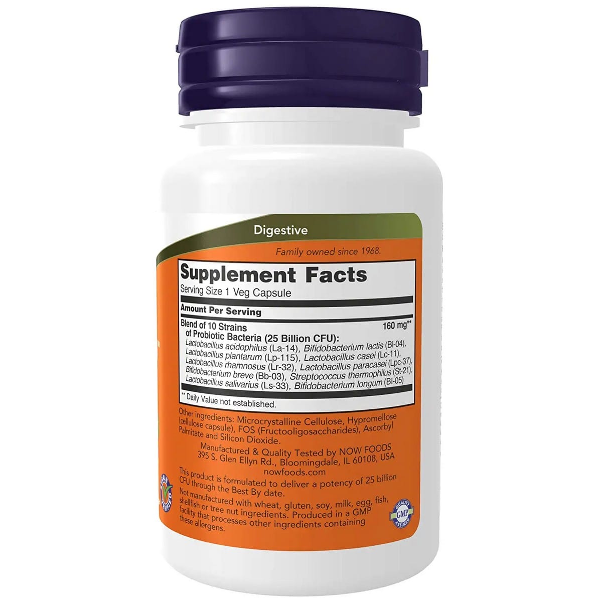 Now Foods Probiotic-10, 25 Billion (50 capsules)