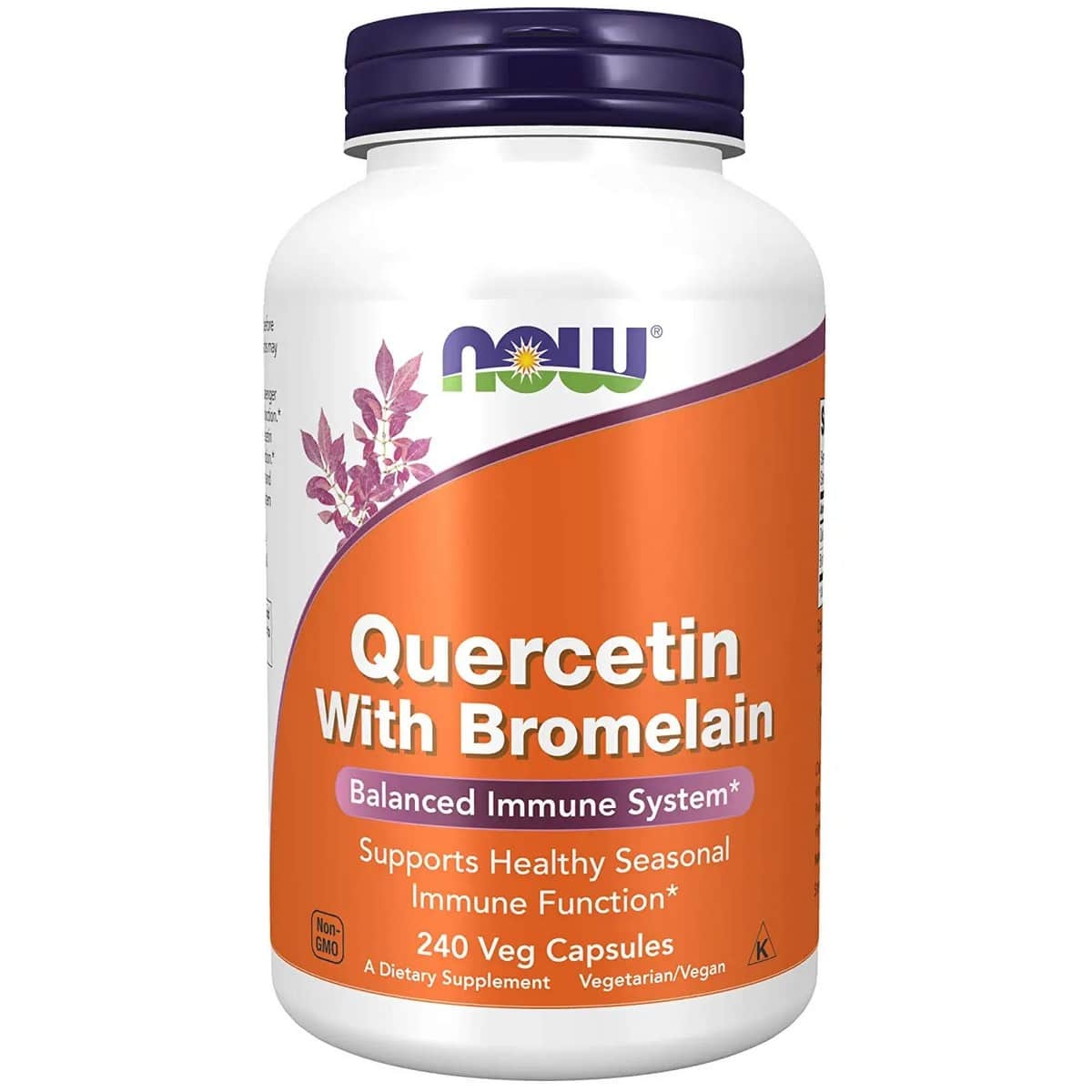 Now Foods Quercetin with Bromelain, Veg-Capsules, (240 capsules)