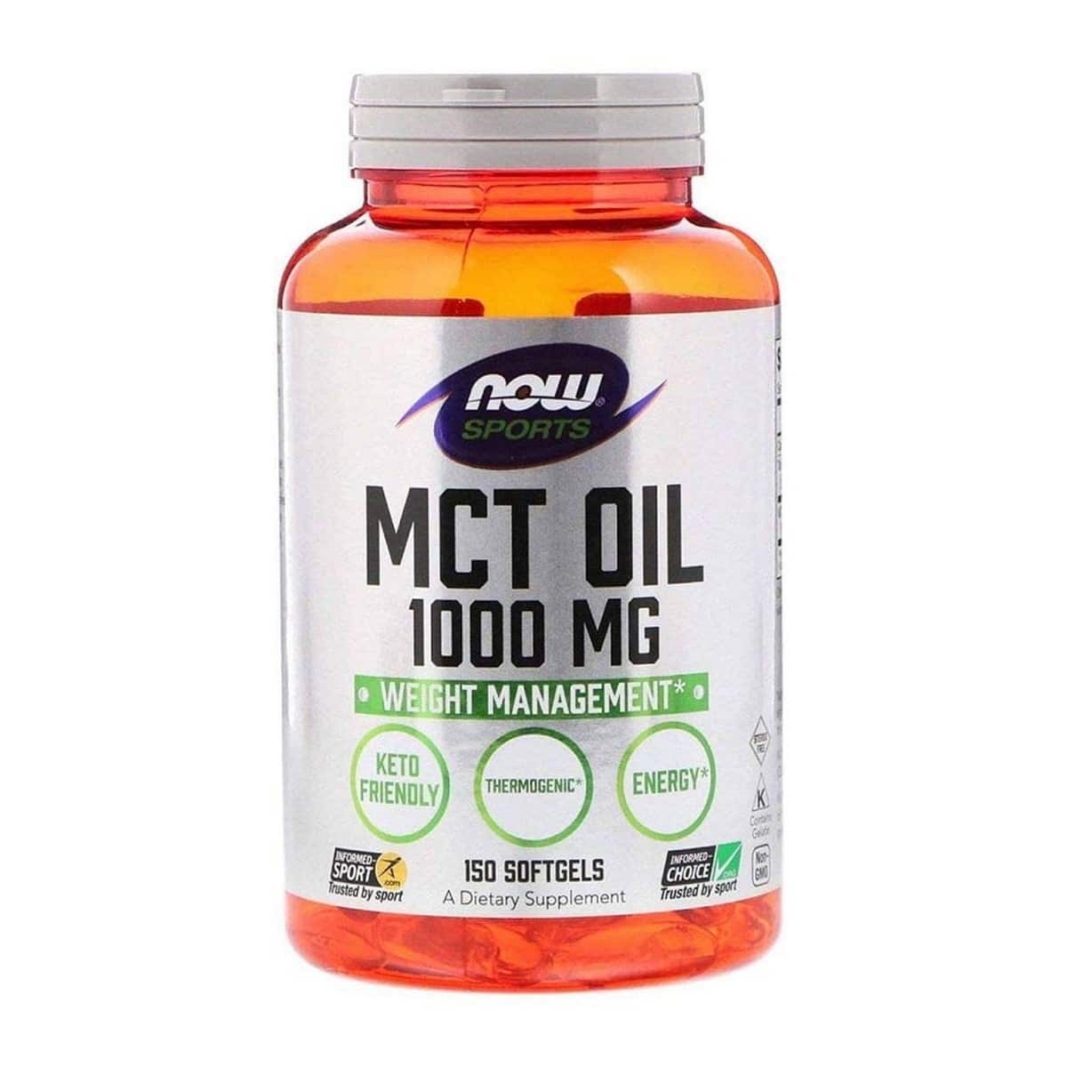 Now Foods Sports MCT Oil 1,000 mg (150 softgels)