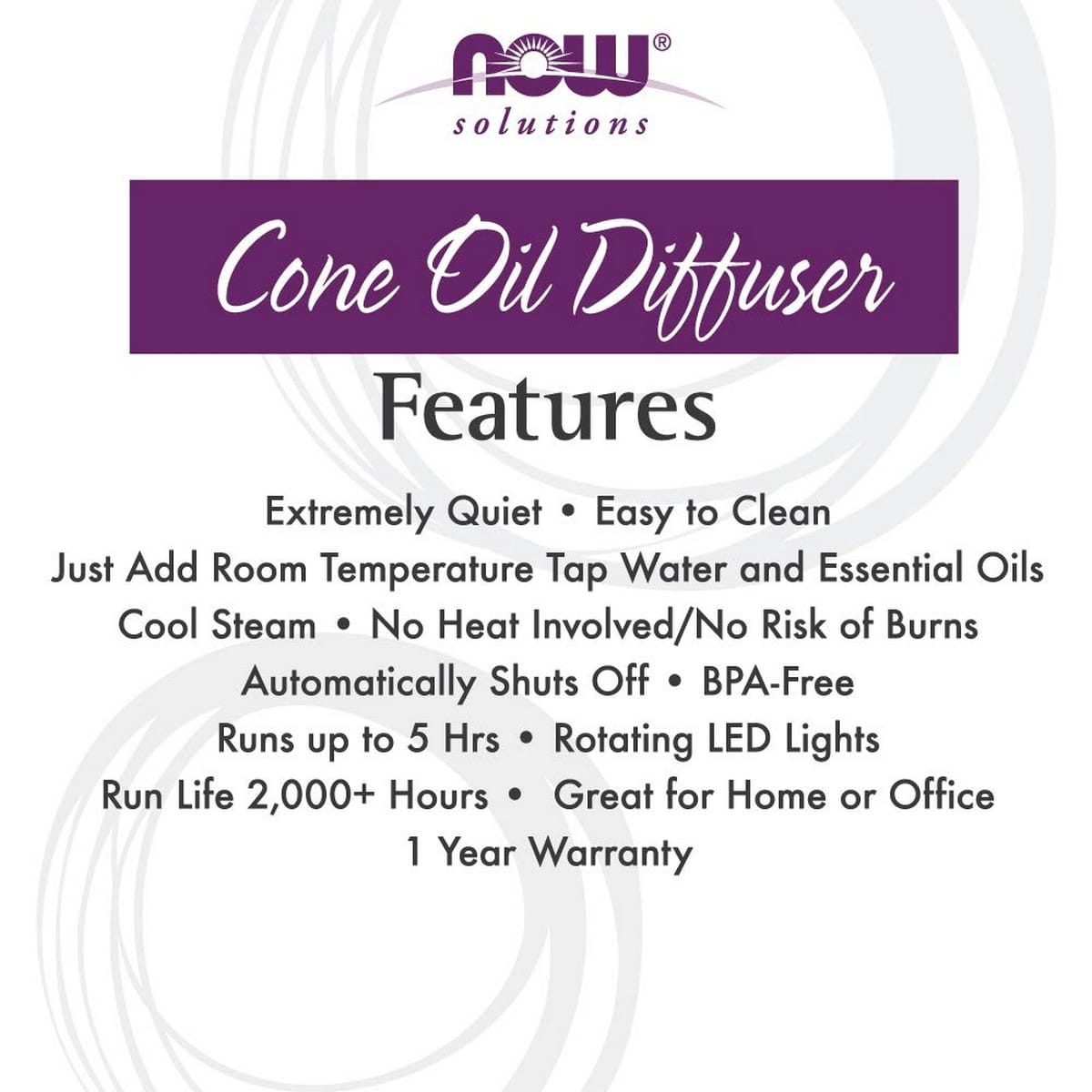 Now Foods Ultrasonic Oil Diffuser