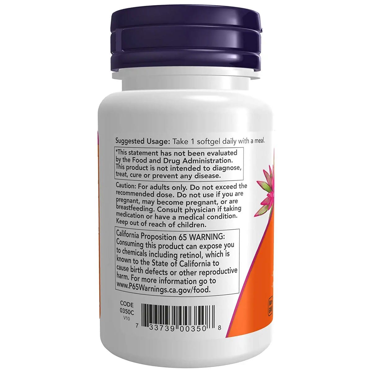 Now Foods Vitamin A and D 10, 000, 400 IU, (100 capsules)