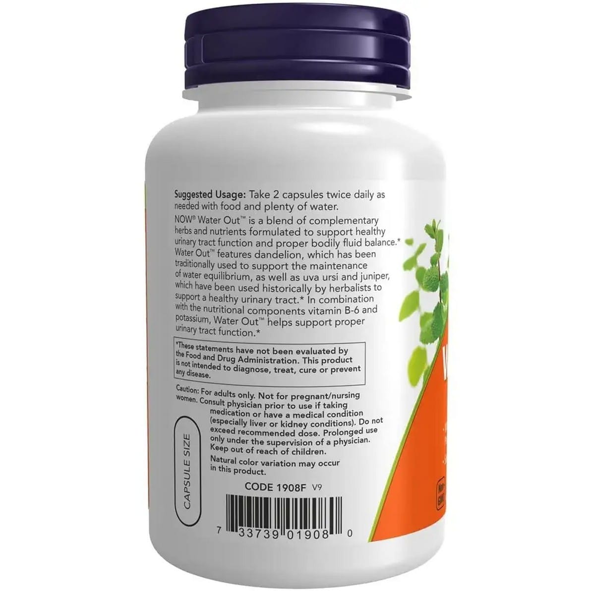 Now Foods Water Out Fluid Balance (100 capsules)