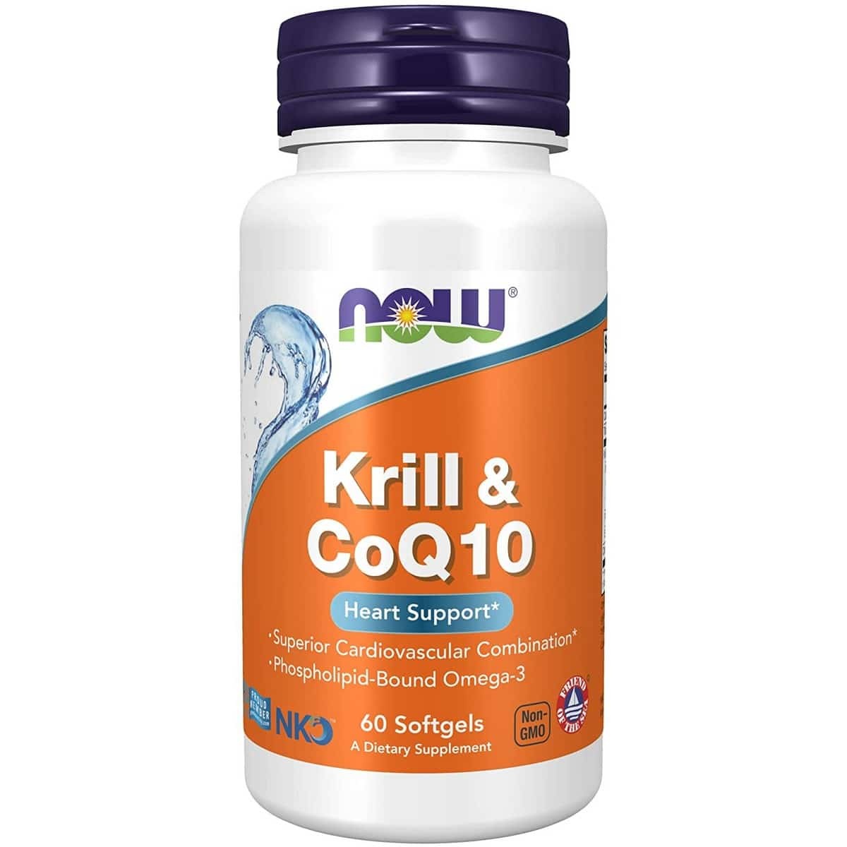 Now foods Krill & CoQ10 (60 capsules)