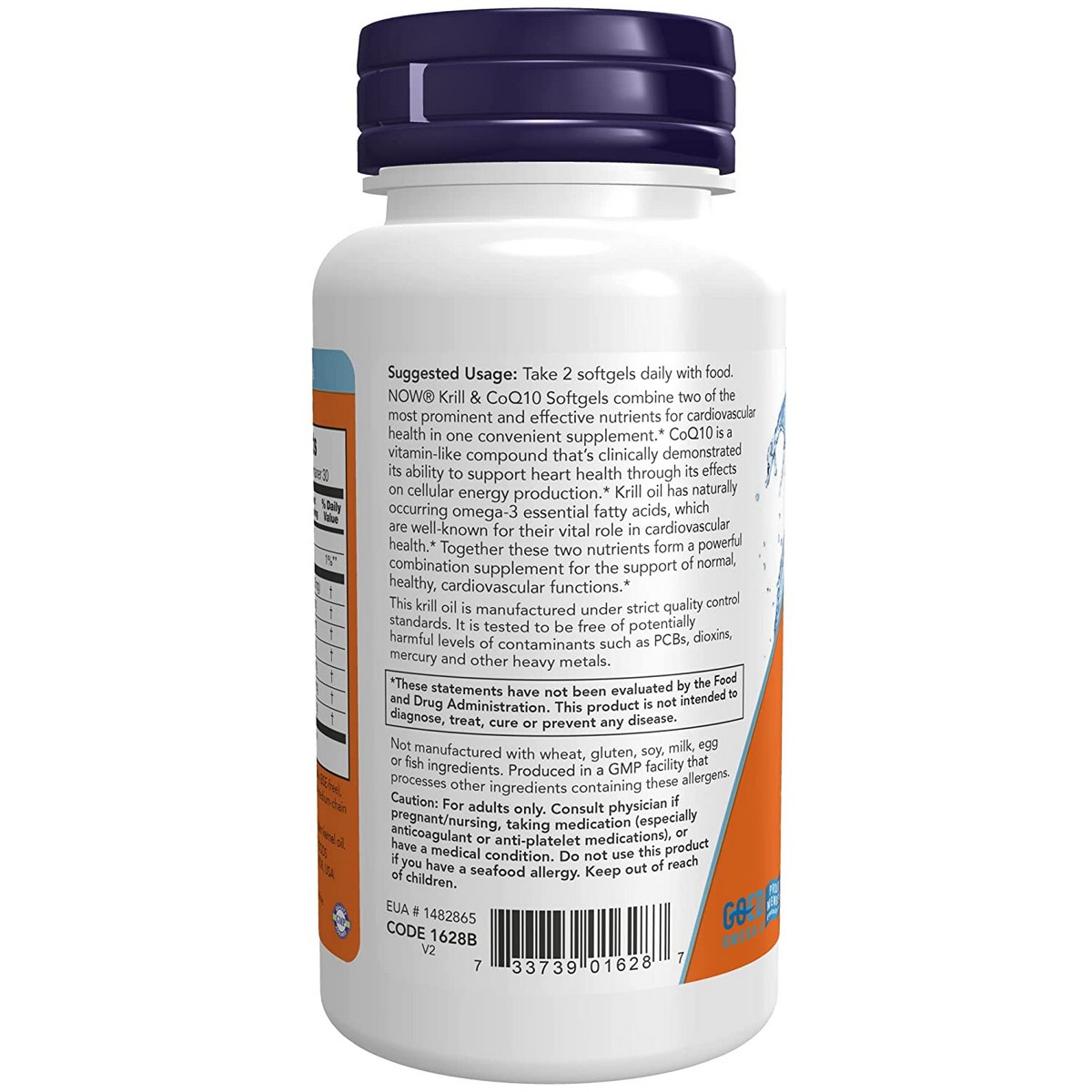Now foods Krill & CoQ10 (60 capsules)