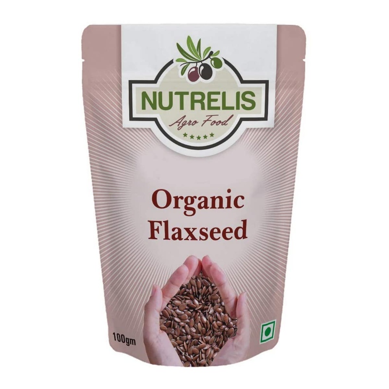 Nutrelis Organic Flax Seeds (100 GM)