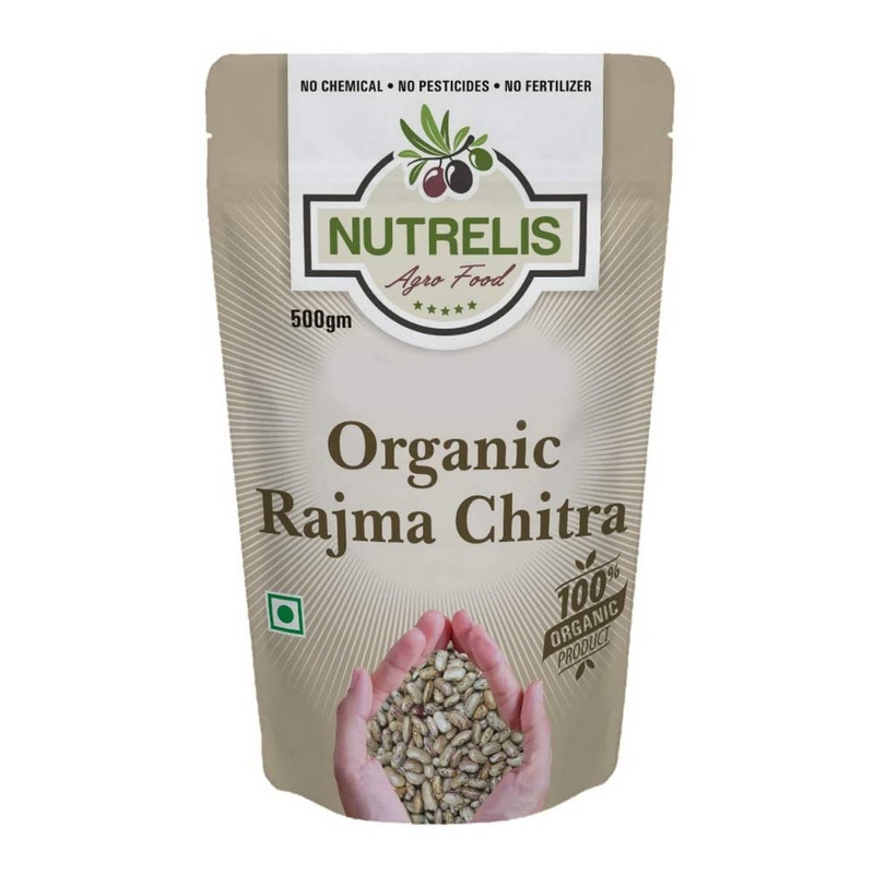 Nutrelis Organic Rajma Chitra (500 Gm)