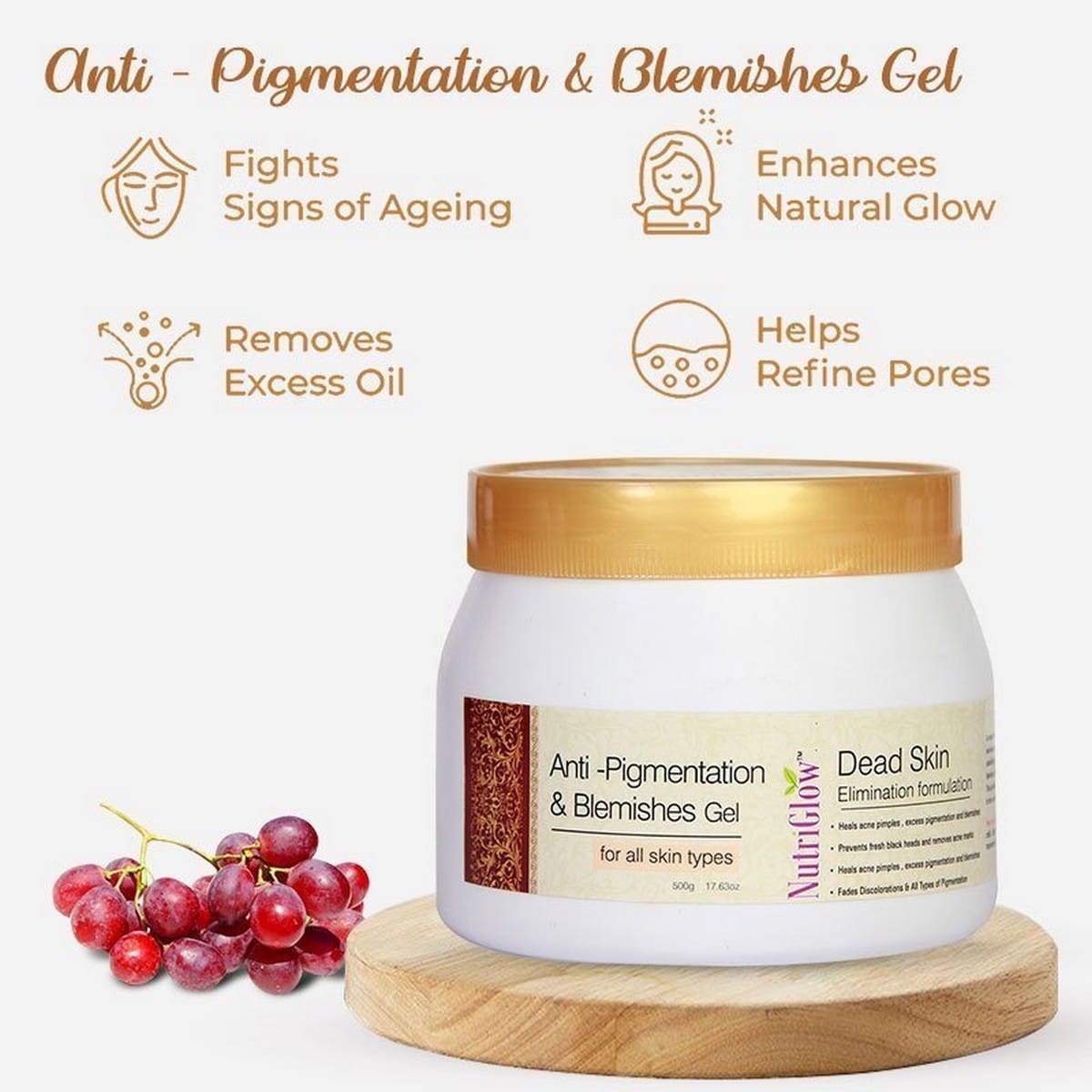 Nutriglow Anti Pigmentation Gel (500 gm)