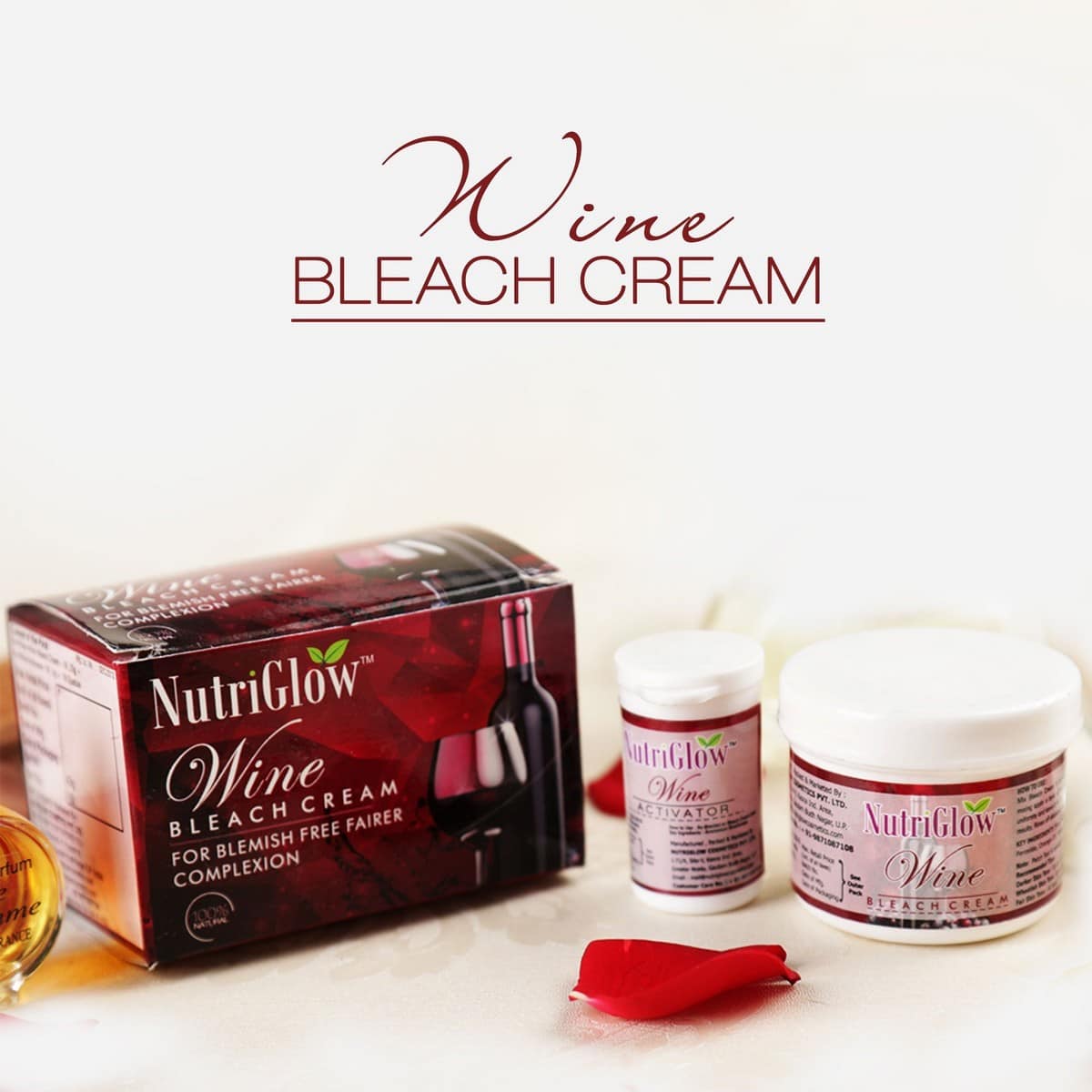 Nutriglow Red Wine Bleach (43 grams)